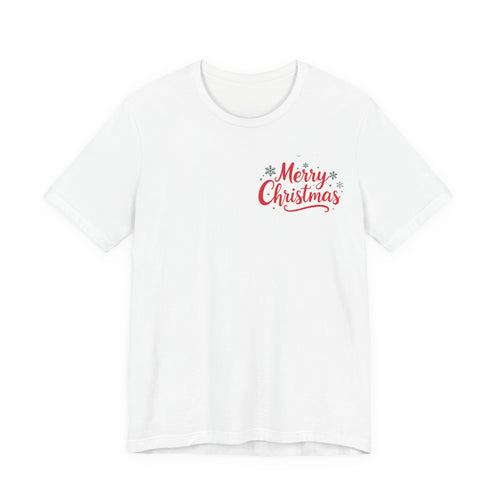 Personalized Baby Photo Christmas T-Shirt — Custom Holiday Tee with Santa Hat & Snowflakes